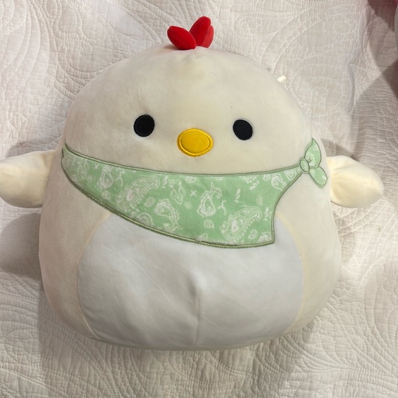 Chicken Squishmallow; with Bandana - Picture 1 of 1